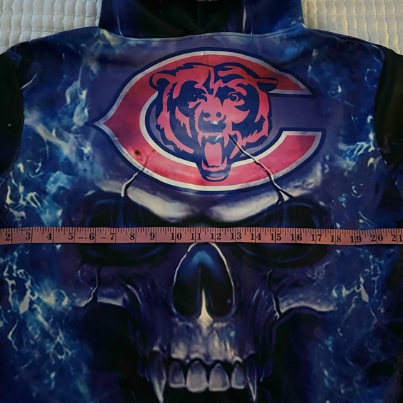 Chicago Bears graphic bear Hoodie Men’s XL - Picture 12 of 12
